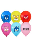 2 ADET Balonevi Sonic Balon 6'lı thumbnail 2