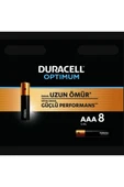 3 ADET Duracell Optimum İnce Pil 8'li thumbnail 1