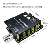 ZK-1002L 2x100W 5.0 Bluetooth Amfi Devresi thumbnail 4