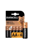 2 ADET Duracell 6'Lı Kalem Pil AA thumbnail 1