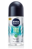 4 ADET   Nivea Roll-on Cool Kick Fresh 50 ml thumbnail 2