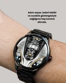 Ip68 Su Toz Dirençli Sw80 Akıllı Saat Android İos Uyumlu thumbnail 4
