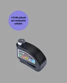 Suya Dayanıklı 110db Alarmlı Çelik Disk Kilidi thumbnail 2