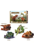 2 ADET  Matrax Plaka Puzzle Dinazor 4'lü Set thumbnail 1
