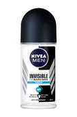2 ADET  Nivea Roll-On Invisible Black&White Fresh 50 ml thumbnail 1