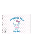 Hello Kitty 25*35 15 Yp. Spiralli Resim Defteri thumbnail 1