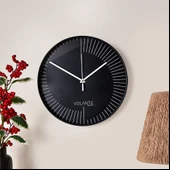 Effect Modern Duvar Saati - Siyah - 30 cm thumbnail 1