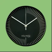 Effect Modern Duvar Saati - Siyah - 30 cm thumbnail 2