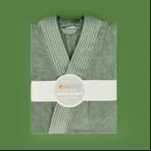 Soft Premium Unisex Bornoz - Haki - S / M thumbnail 3