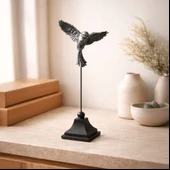 Deco Uccello Dekor - Siyah / Gümüş - 32 cm thumbnail 1