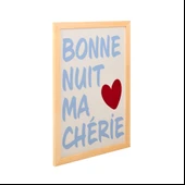 Deco Bold Hearts Duvar Panosu - Mavi - 40x60 cm thumbnail 3