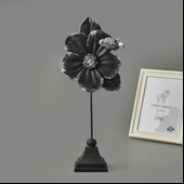 Deco Fiore Dekor - Siyah / Gümüş - 32 cm thumbnail 2