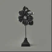Deco Fiore Dekor - Siyah / Gümüş - 32 cm thumbnail 1