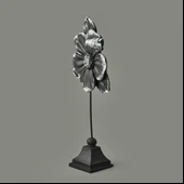 Deco Fiore Dekor - Siyah / Gümüş - 32 cm thumbnail 3