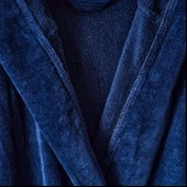 Soft Robe Bornoz - Lacivert - L/XL Beden thumbnail 2