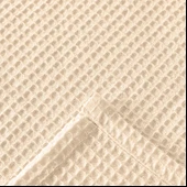 Soft Rete Tek Kişilik Pike - Krem - 160x220 cm thumbnail 3
