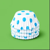 Plastik 100'lü Muffin Kek Kalıbı - Asorti thumbnail 1