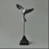 Deco Uccello Dekor - Siyah / Gümüş - 32 cm thumbnail 2