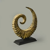 Deco Coquillage Dekor - Gold - 33 cm thumbnail 1