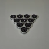 10'lu Tealight Mum - Siyah - 3,8 cm thumbnail 1