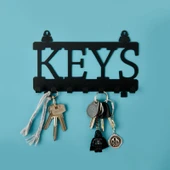 Deco Keys Anahtarlık - Siyah - 22x10 cm thumbnail 2