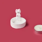 Deco Cat Mumluk - Beyaz - 5 cm thumbnail 2
