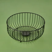 Metal Banyo Organizeri - Siyah - 28 cm thumbnail 3