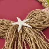 Dekoratif Welcome Starfish Kapı Süsü - Renkli - 30 cm thumbnail 3