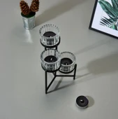 10'lu Tealight Mum - Siyah - 3,8 cm thumbnail 2