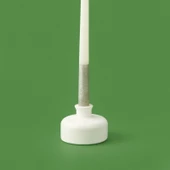 Deco Carly Şamdan - Beyaz - 7x9 cm thumbnail 2
