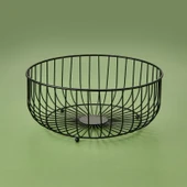 Metal Banyo Organizeri - Siyah - 28 cm thumbnail 2