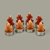 Cookie 4'lü Tealight Mum - Asorti - 20 cm thumbnail 3