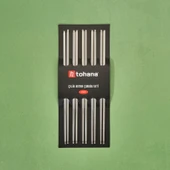Çelik Yemek Çubuğu - Gri - 22,5 cm thumbnail 1