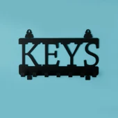Deco Keys Anahtarlık - Siyah - 22x10 cm thumbnail 1