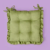 Soft Nora Sandalye Minderi - Yeşil - 40x40 cm thumbnail 1
