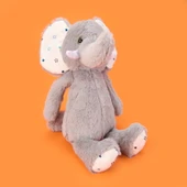 Soft Fil Figürlü Yastık - Gri - 37x36 cm thumbnail 3