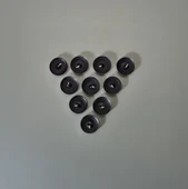 10'lu Tealight Mum - Siyah - 3,8 cm thumbnail 3