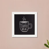 Deco Coffee Duvar Panosu - Siyah - 20x20 cm thumbnail 1