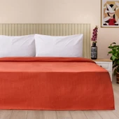 Soft Terra Çift Kişilik Pike - Kiremit - 200x220 cm thumbnail 1