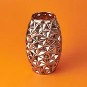 Deco Safir Vazo - Gümüş - 26 cm thumbnail 3
