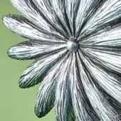 Deco Palmiye Dekor - Gümüş / Siyah - 34 cm thumbnail 3