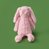 Soft Rabbit Figürlü Yastık - Pembe - 16x35 cm thumbnail 2
