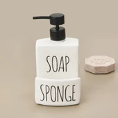 Soap Sıvı Sabunluk - Beyaz / Siyah thumbnail 2