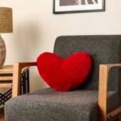 Soft Love Figürlü Yastık - Kırmızı - 45 cm thumbnail 1