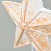Deco Star Dekor - Beyaz / Gold - 33 cm thumbnail 3
