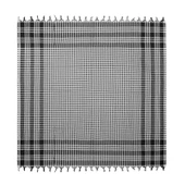 Soft Ekoseli Piknik Örtüsü - Siyah - 165x165 cm thumbnail 1