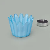 Deco Tulu Mumluk - Mavi - 9 cm thumbnail 2