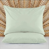 Soft Basic 2'li Yastık Kılıfı - Yeşil - 50x70 cm thumbnail 1