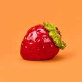 Deco Strawberry Dekor - Kırmızı - 10 cm thumbnail 2