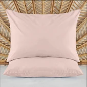 Soft Basic 2'li Yastık Kılıfı - Gülkurusu - 50x70 cm thumbnail 1
